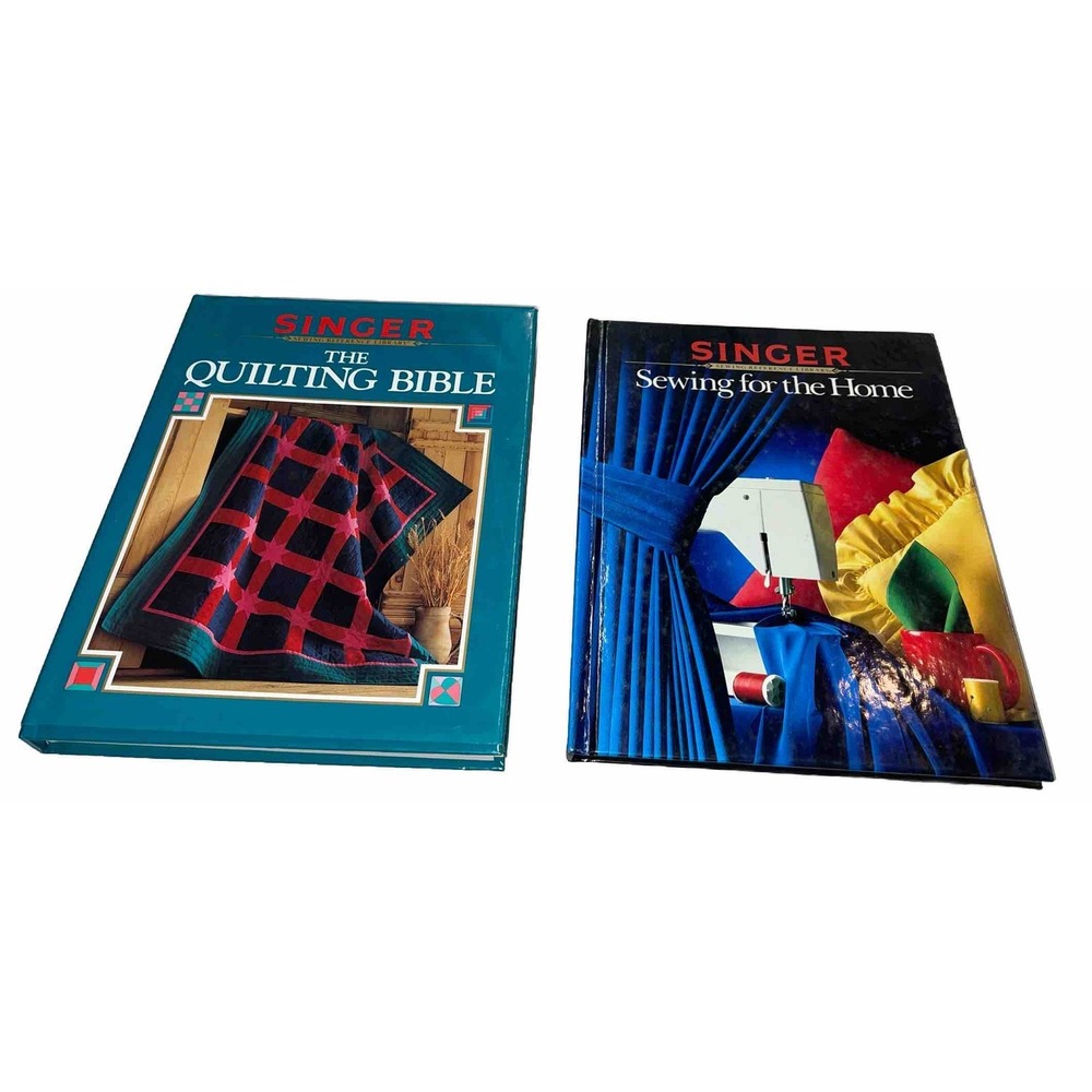 Singer Sewing For The Home Hardcover Book & Quilting‎ Bible
